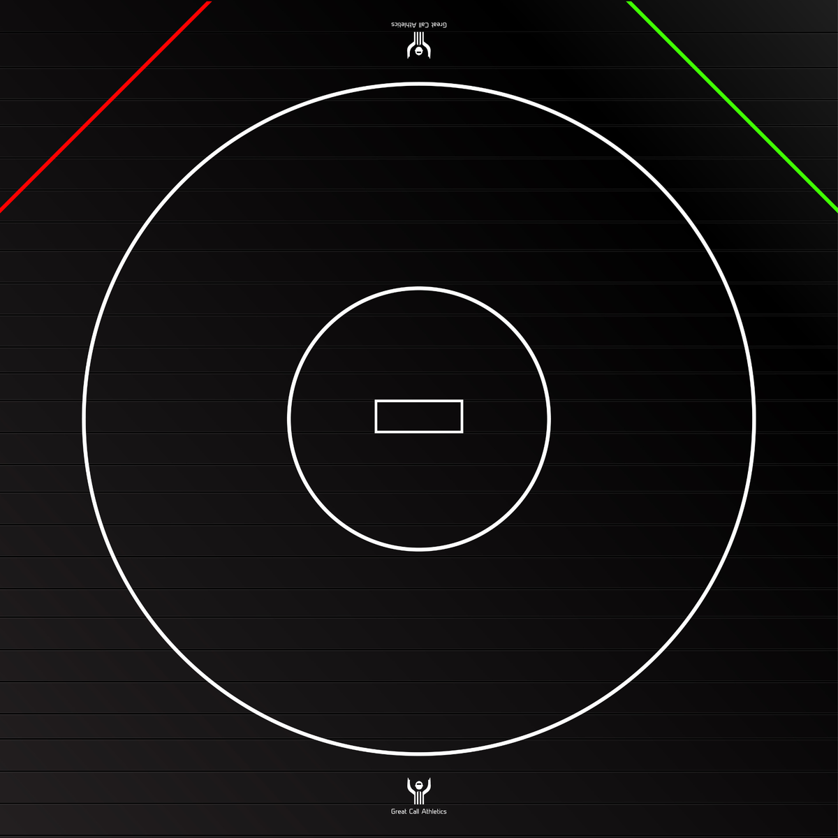 Custom wrestling mat by Great Call Athletics – NCAA & NFHS compliant, designed for D1 colleges and high schools.