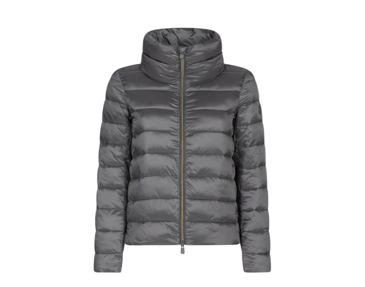 Save The Duck Iris Women's Puffer Jacket — Mid Grey