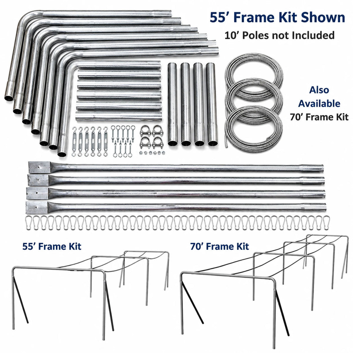 Cimarron 55x15.5x12 Deluxe Commercial Frame Kit - Alternate View 2