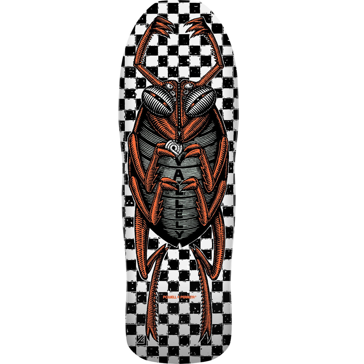 Powell Peralta Mike Vallely Bug Reissue Skateboard Deck - 10″ White