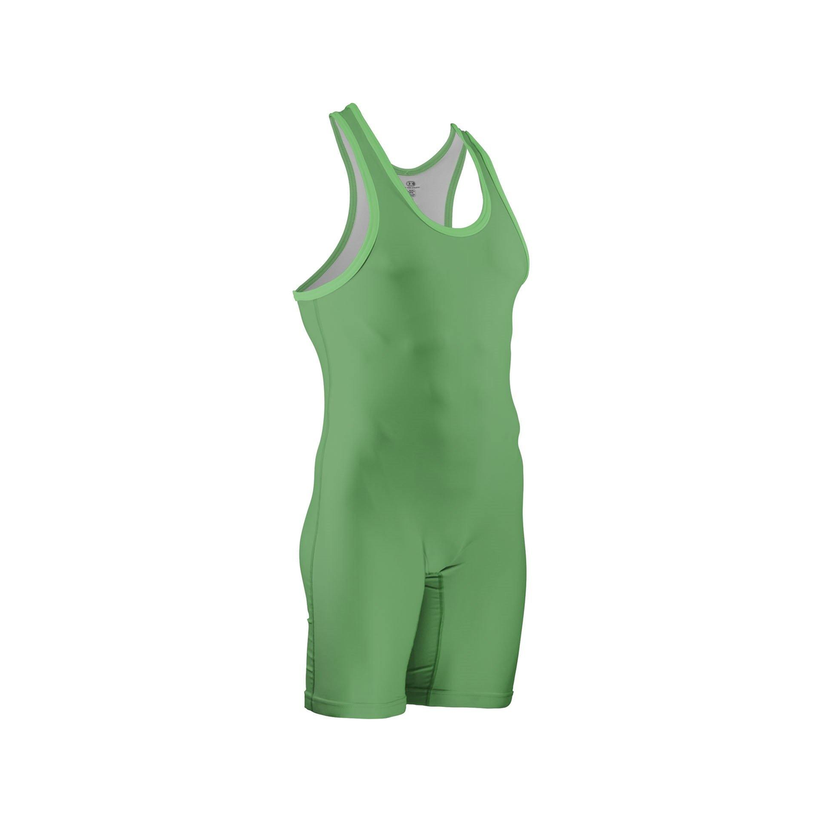 Cliff Keen L7943J Relentless Wrestling Singlet Solid MXS in Dark Green