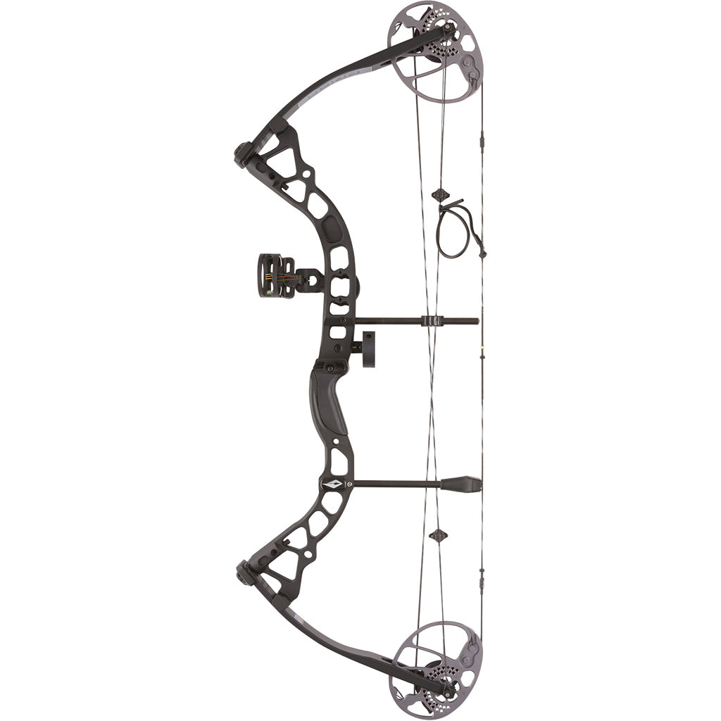 Diamond Atomic Bow Package in Black 12-24 in. 29 lbs. RH - Front View