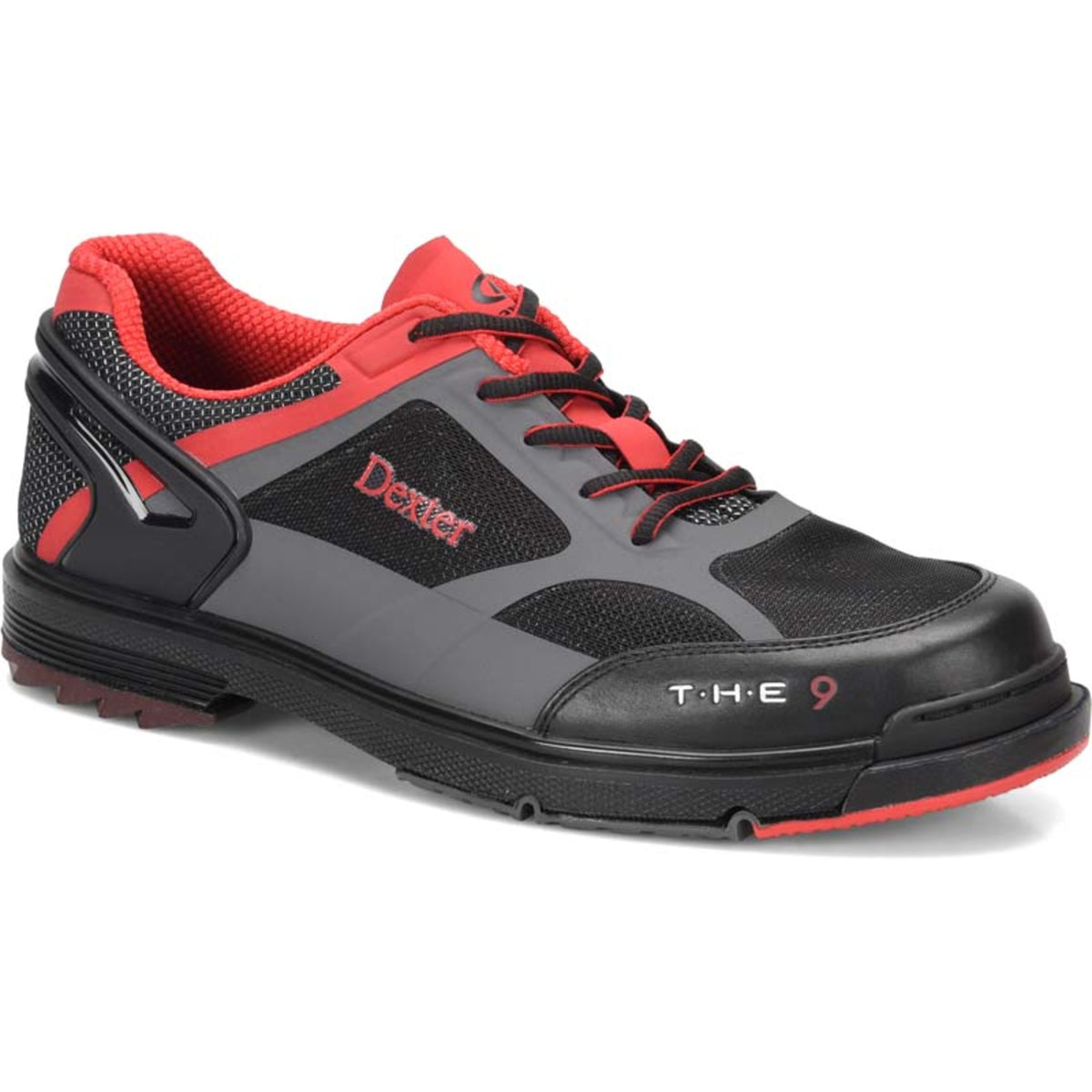 The “9” Ht Blk/ Grey/ Red Shoes