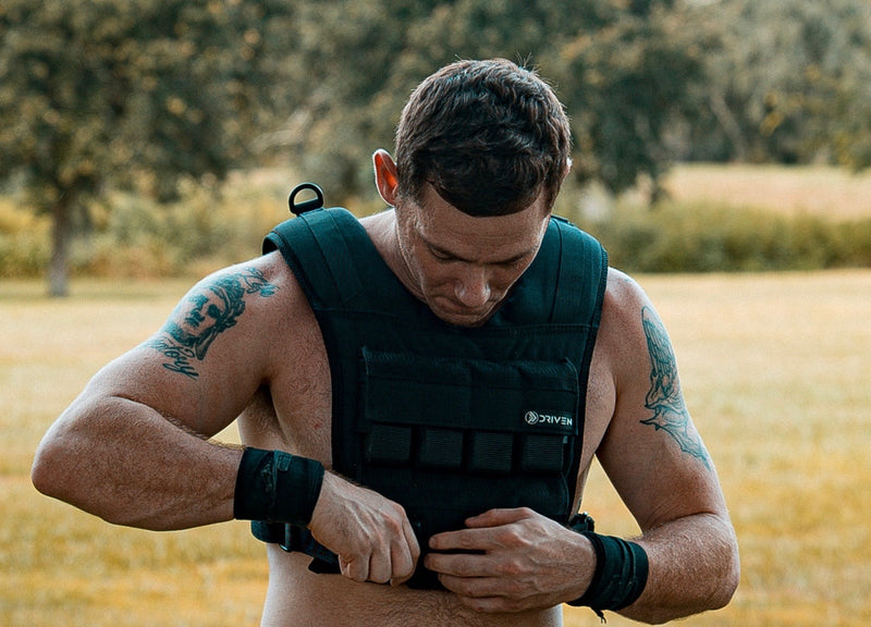 Driven 35lb Black Weight Vest