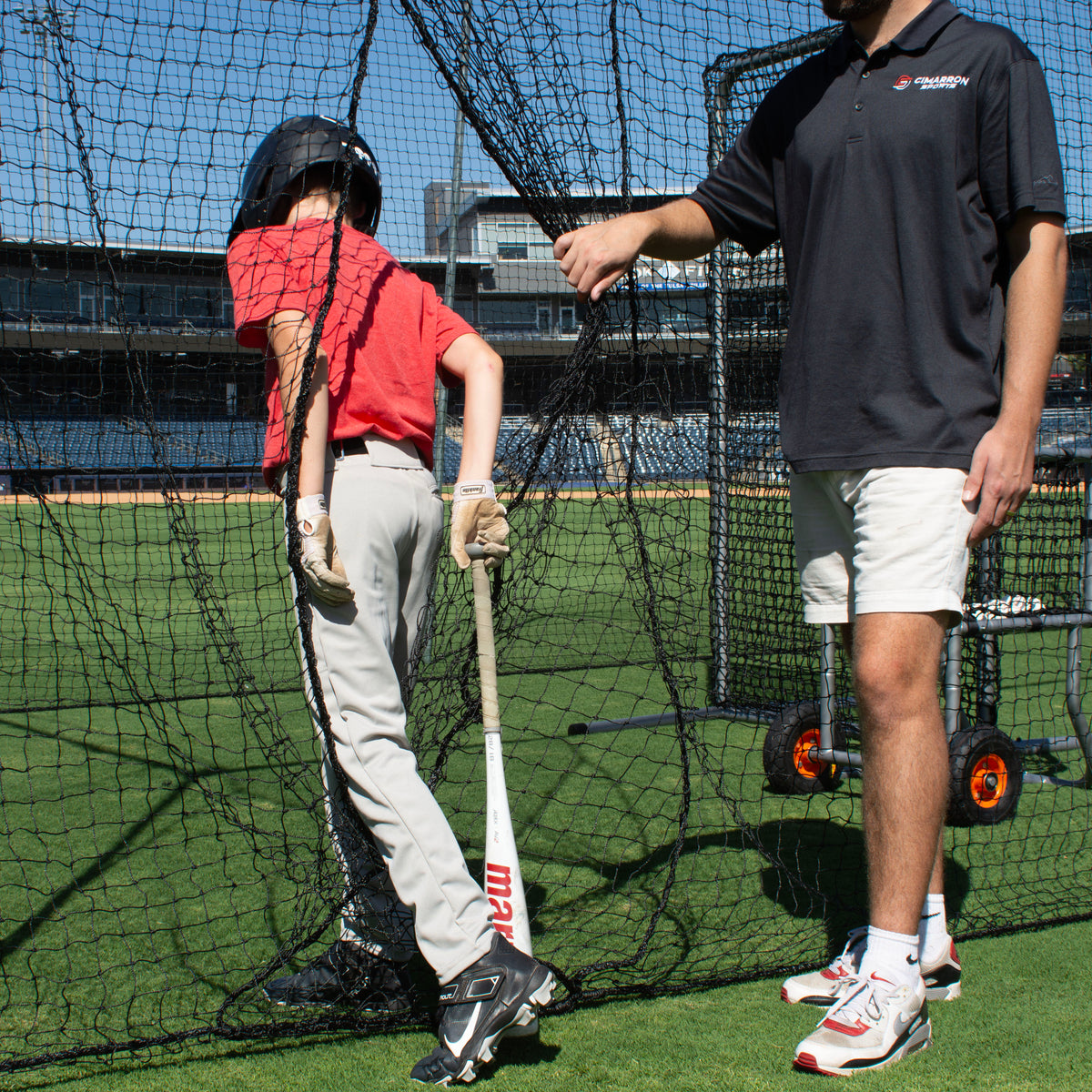 Cimarron 55x14x12 #84 4.0mm Twisted Poly Batting Cage Net - Alternate View 3
