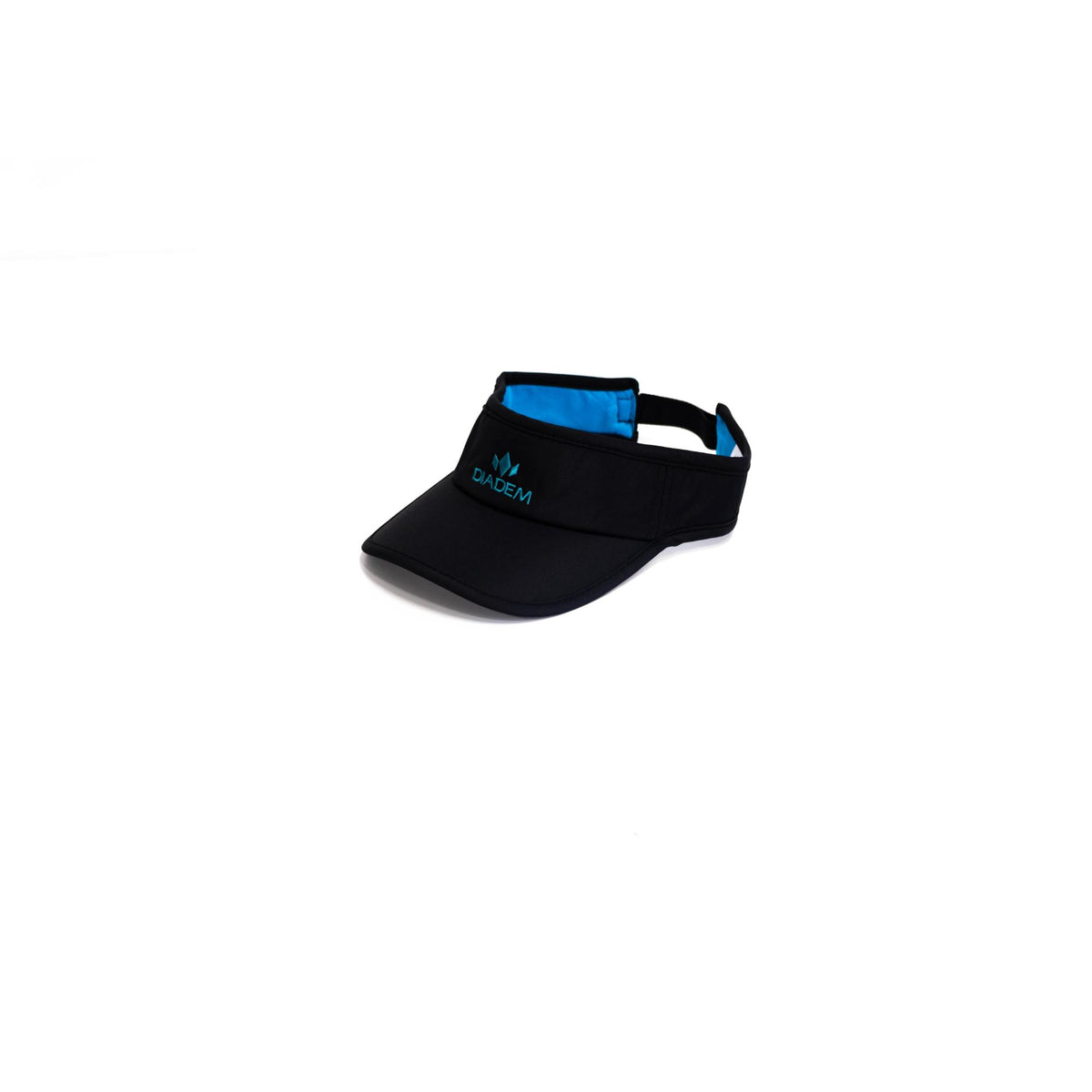 Diadem Drycore Select visor with a curved brim, open-top design, and front logo, shown at an angled view.
