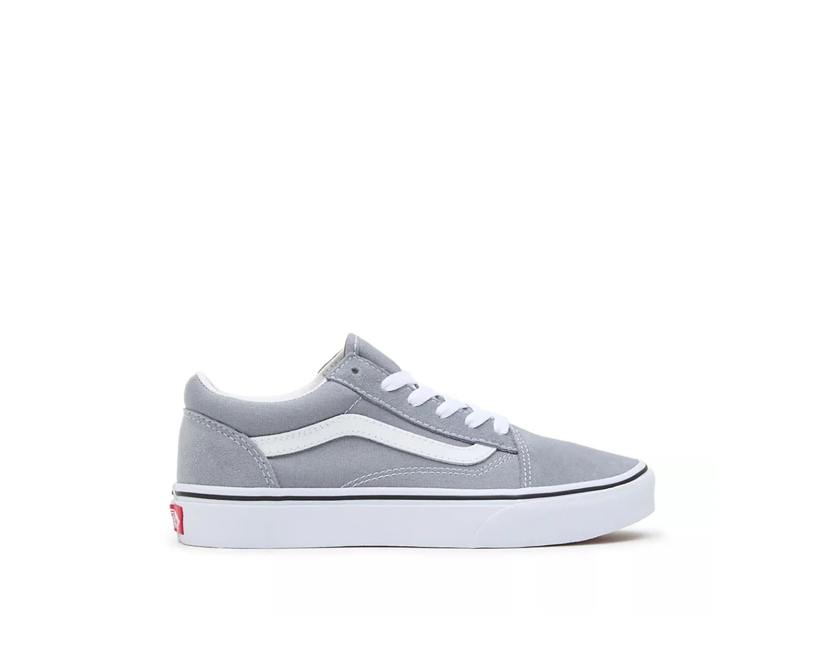 Vans Old Skool Men's Sneakers — Light Grey Suede/Canvas Low-Top