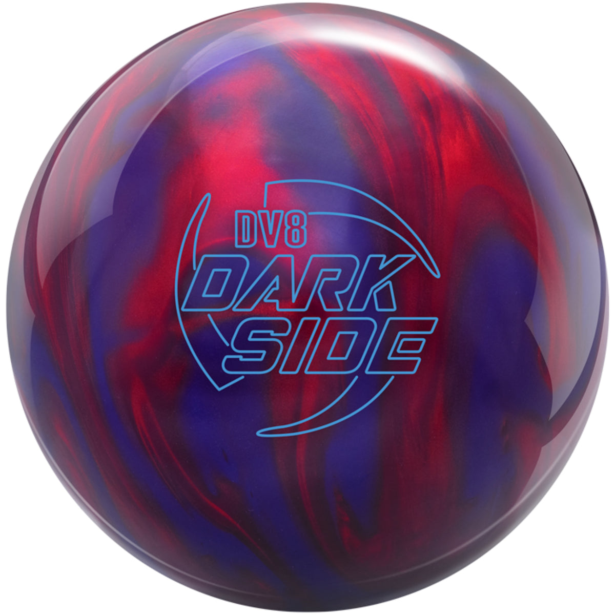 Dv8 Dark Side Hybrid PRE-DRILLED Red Purple Bowling Ball