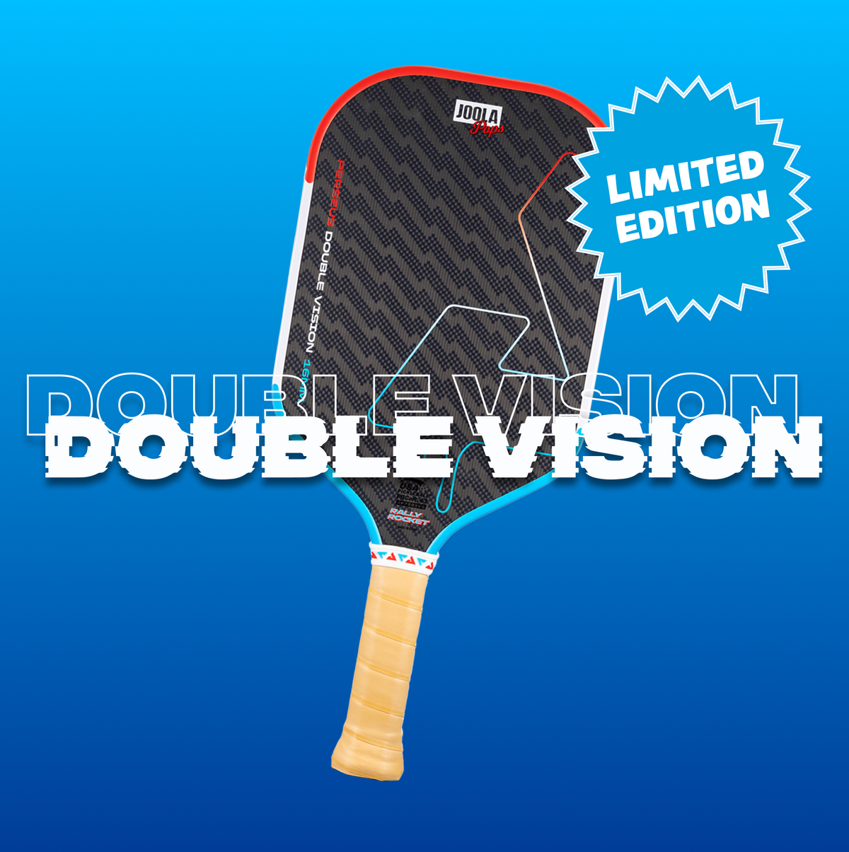 JOOLA Perseus Double Vision Rally Rocket Pickleball Paddle product image
