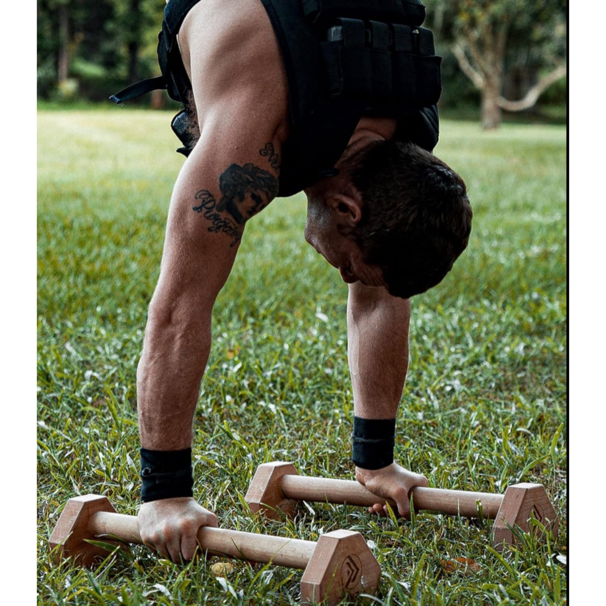 Driven Beech Wood Parallettes Calisthenics Push Up, Product