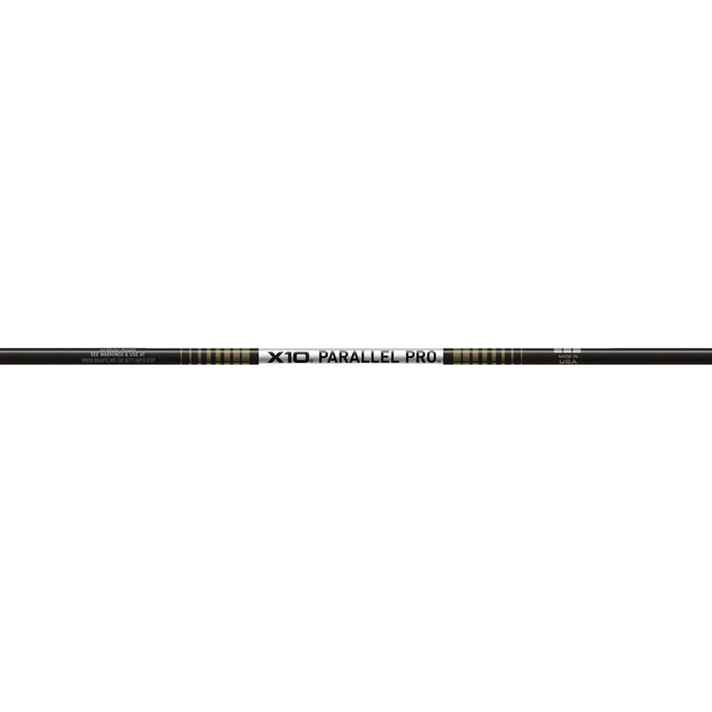 Easton X10 3.2mm Parallel Pro Shafts in 550 - Front View