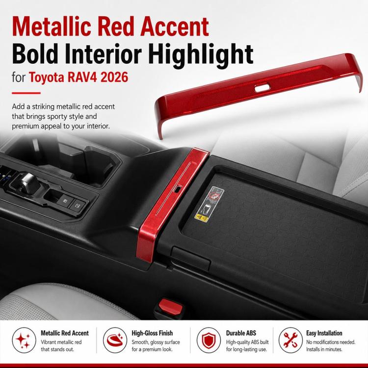 Car Armrest Box Decorative Trim Strip For Toyota RAV4 - View 10
