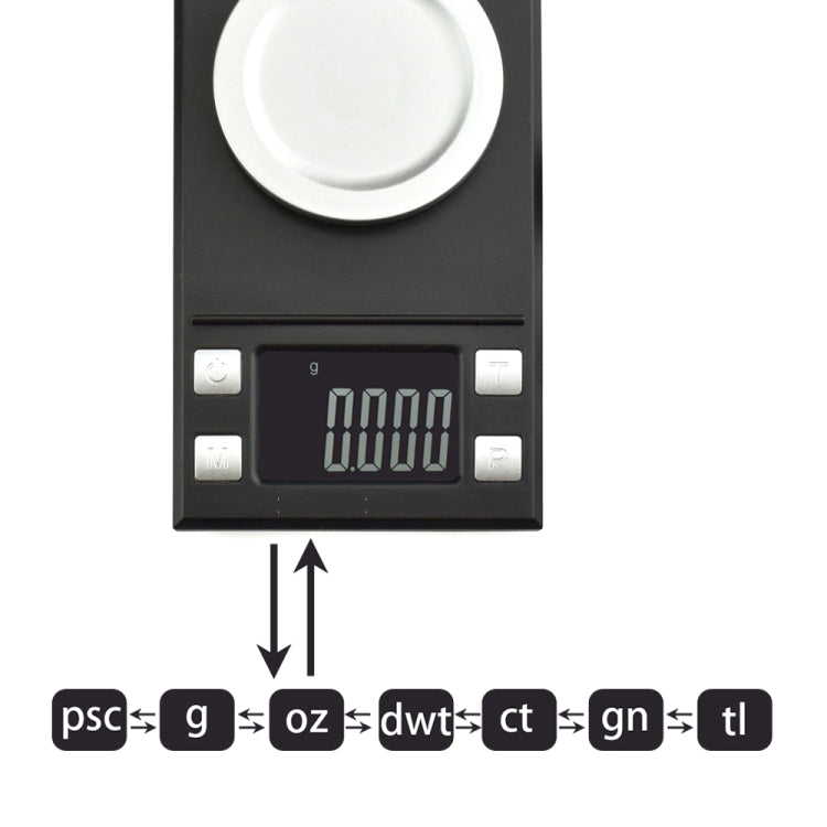 MH-8028 50g x 0.001g High Accuracy Digital Electronic Portable Jewelry Diamond Gem Carat Lab Weight Scale - View 3
