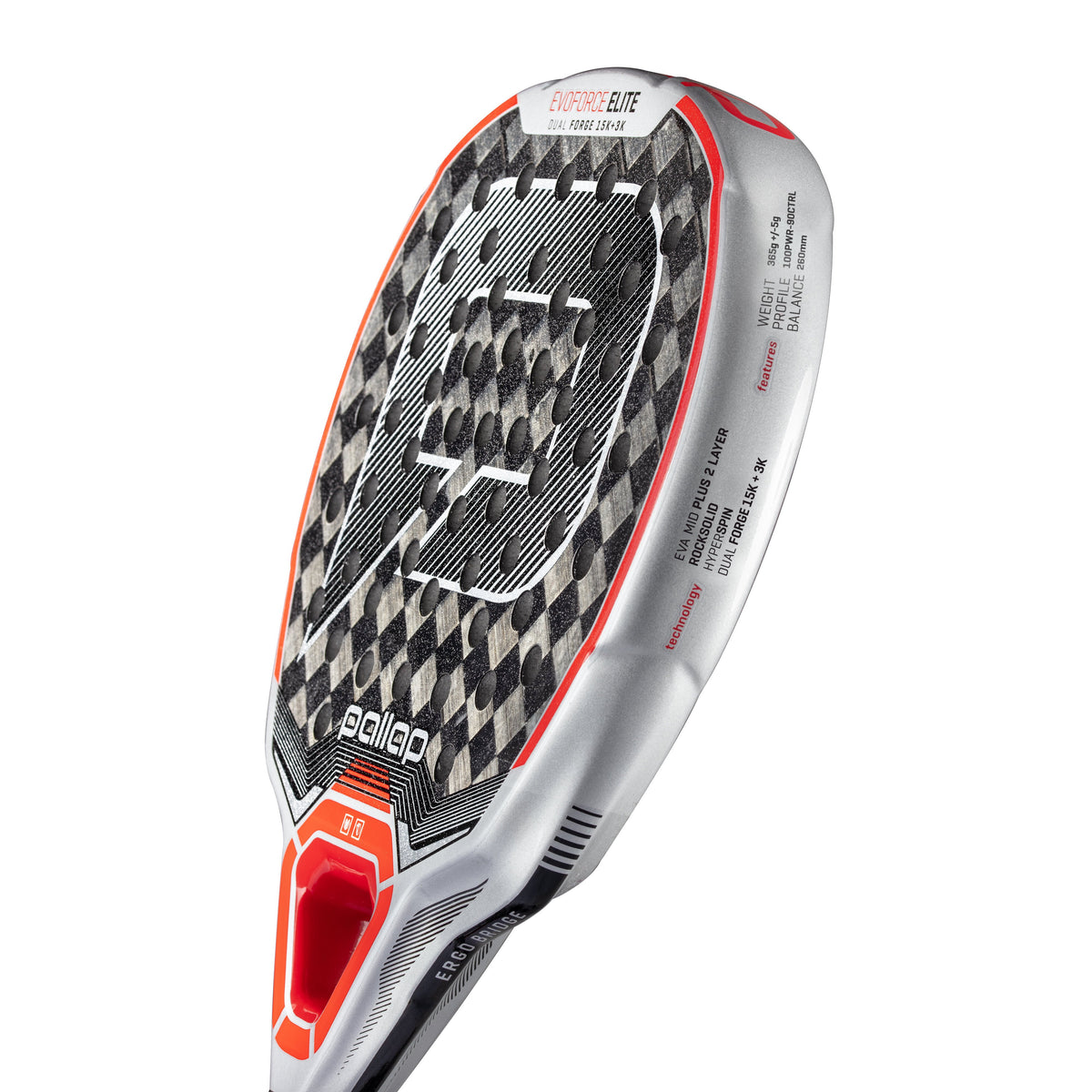 Pallap Evoforce Elite Padel Racket 2026 - view 5