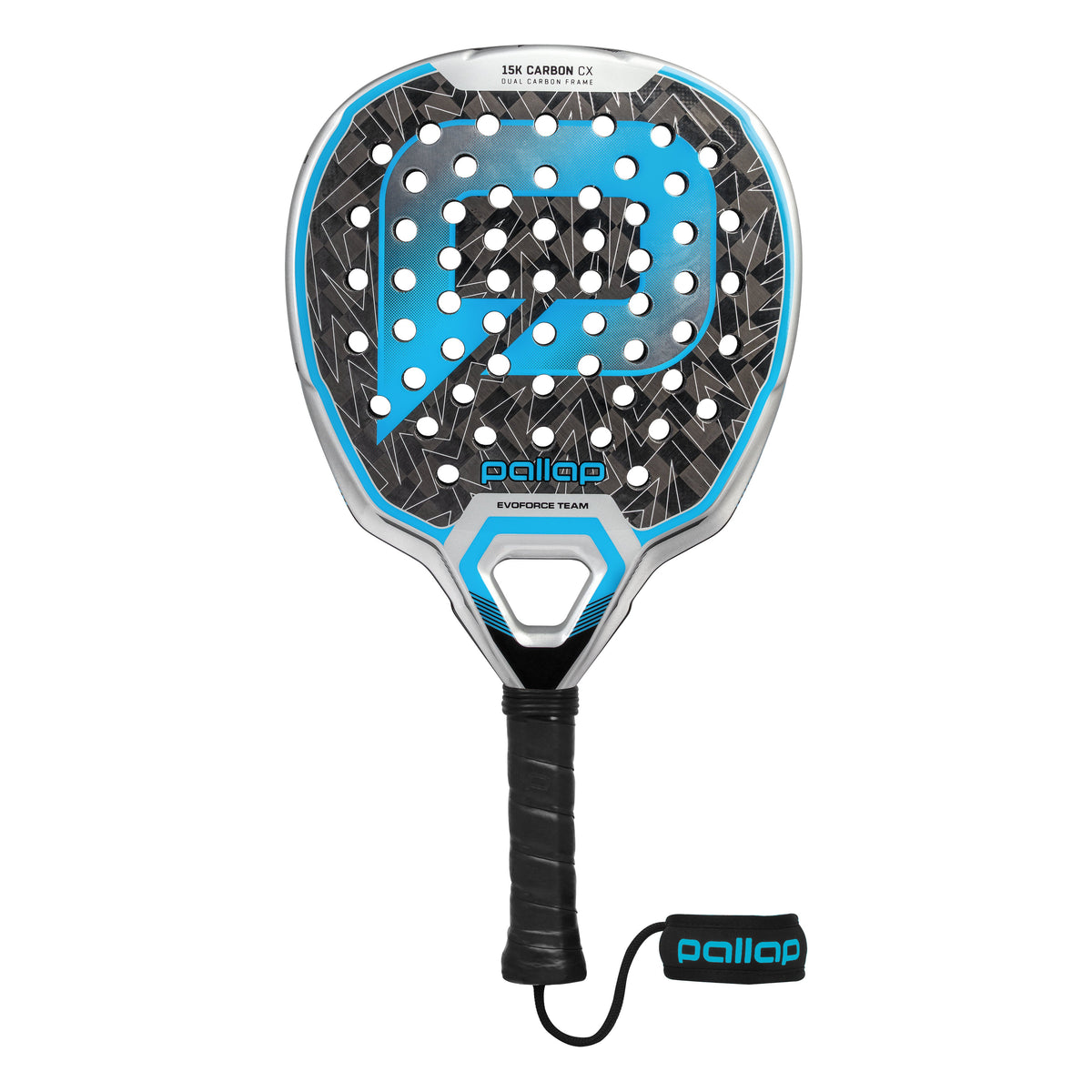 Pallap Evoforce Team Padel Racket 2026 in Silver - view 1