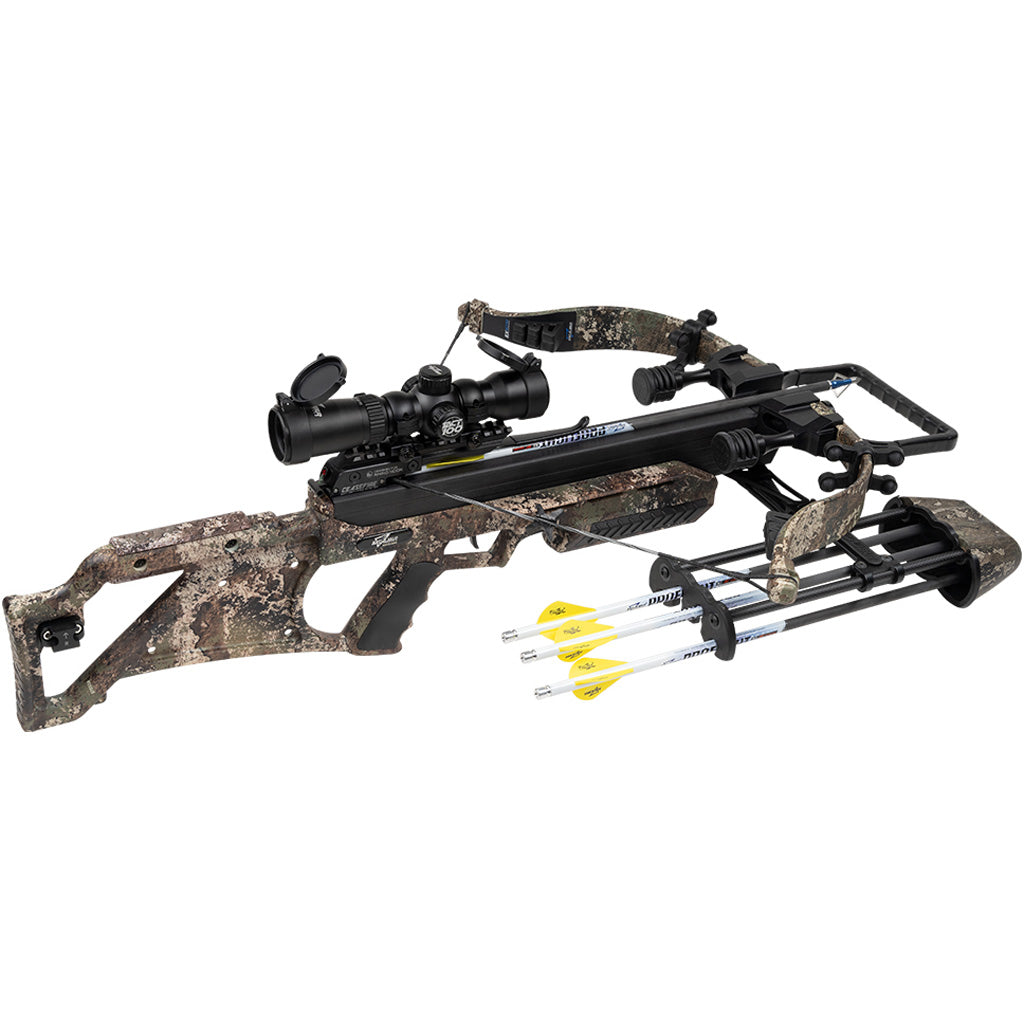 Excalibur Micro Suppressor Extreme Crossbow in TrueTimber Strata Camo - Front View