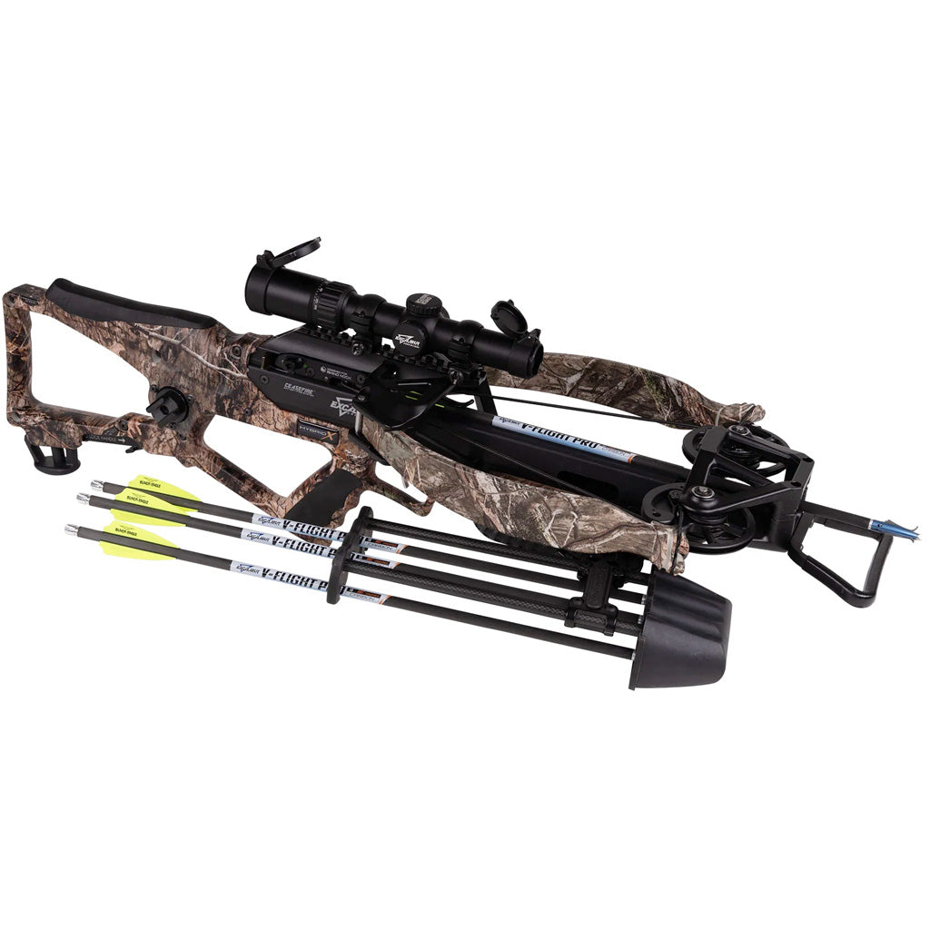 Excalibur Hybrid X Crossbow Package in Mossy Oak DNA Camo - Front View