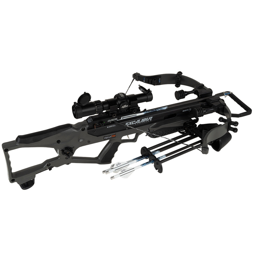 Excalibur Rev-X TD Crossbow Package in Grey - Front View