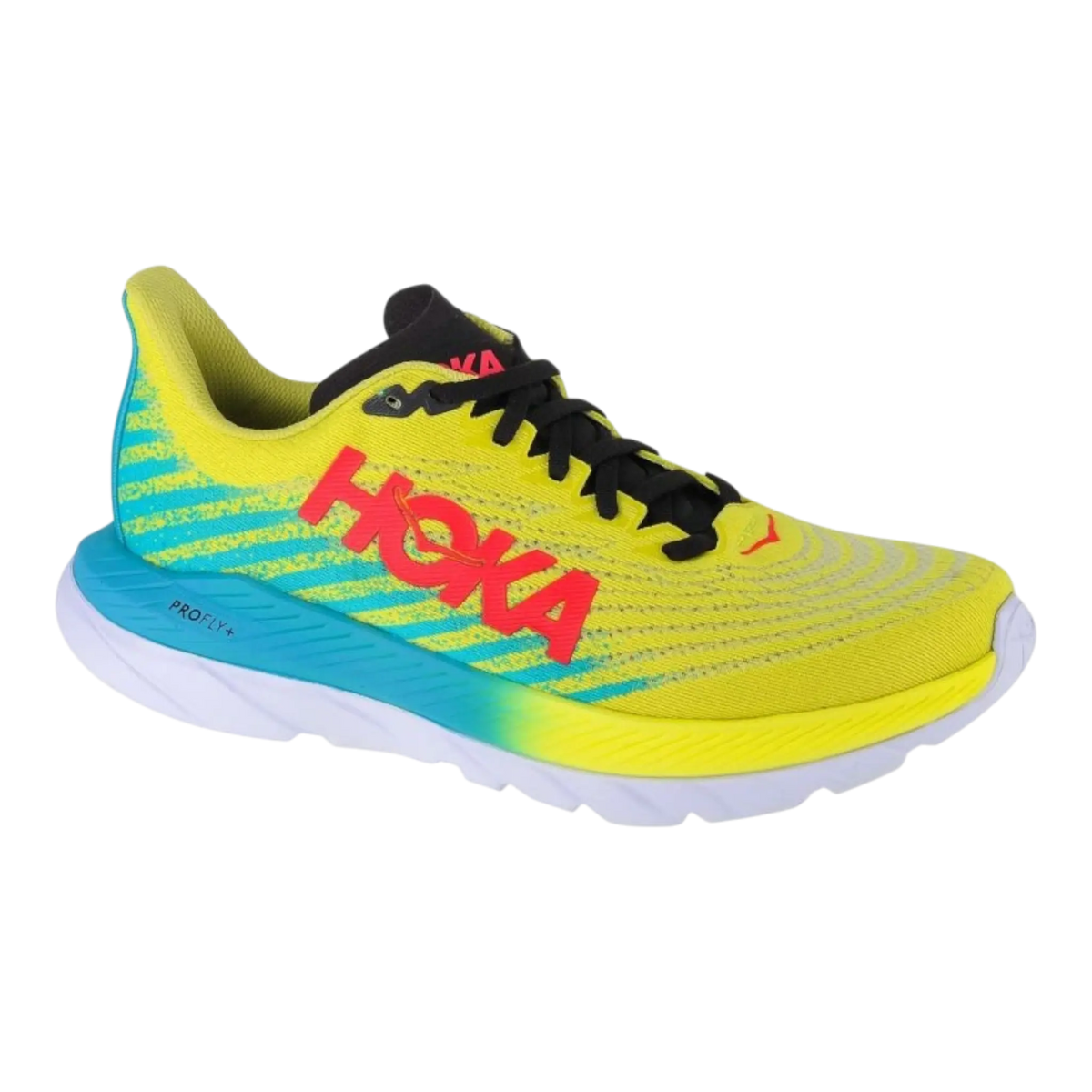 HOKA Mach 5 Men's Running Shoes — Evening Primrose / Blue