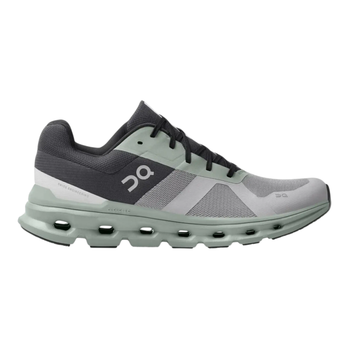 On Cloudrunner Running Men's Sneakers — Gray Mesh