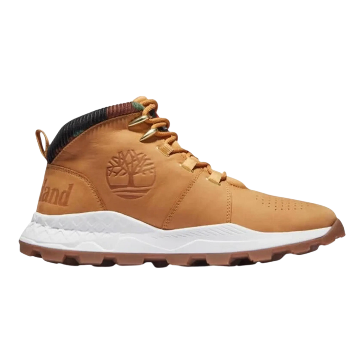 Timberland Brooklyn Mid Lace Up Men's Boots — Wheat Mid-Top