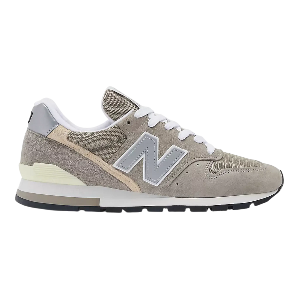 New Balance 996 Running Men's Sneakers — Grey/Silver Suede