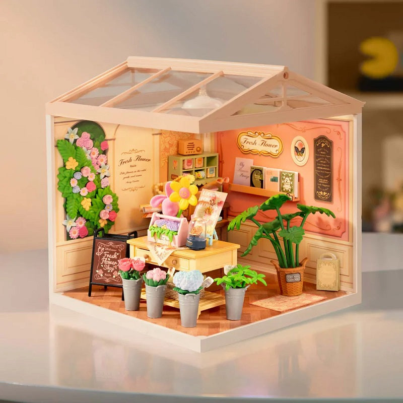 Rolife Fresh Flower Shop DIY Miniature House DW017B - View 2