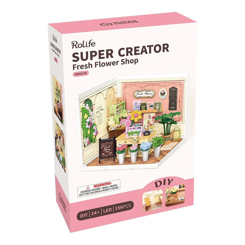 Rolife Fresh Flower Shop DIY Miniature House DW017B - View 7