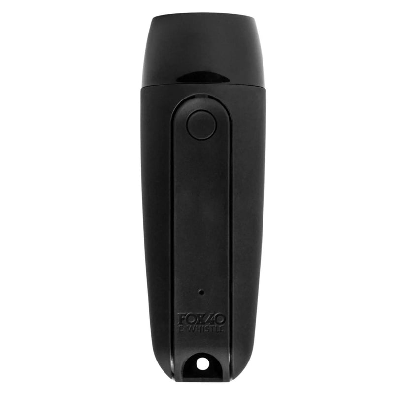 Rechargeable electronic whistle with push-button activation and compact handheld design for consistent, high-volume signaling.