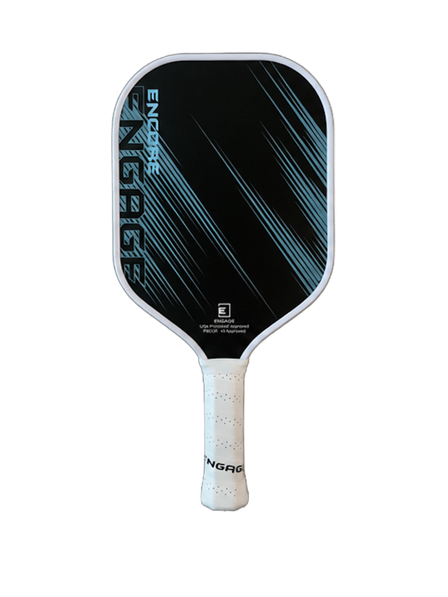 Engage Encore 16mm Pickleball Paddle in Azure Blue - front view