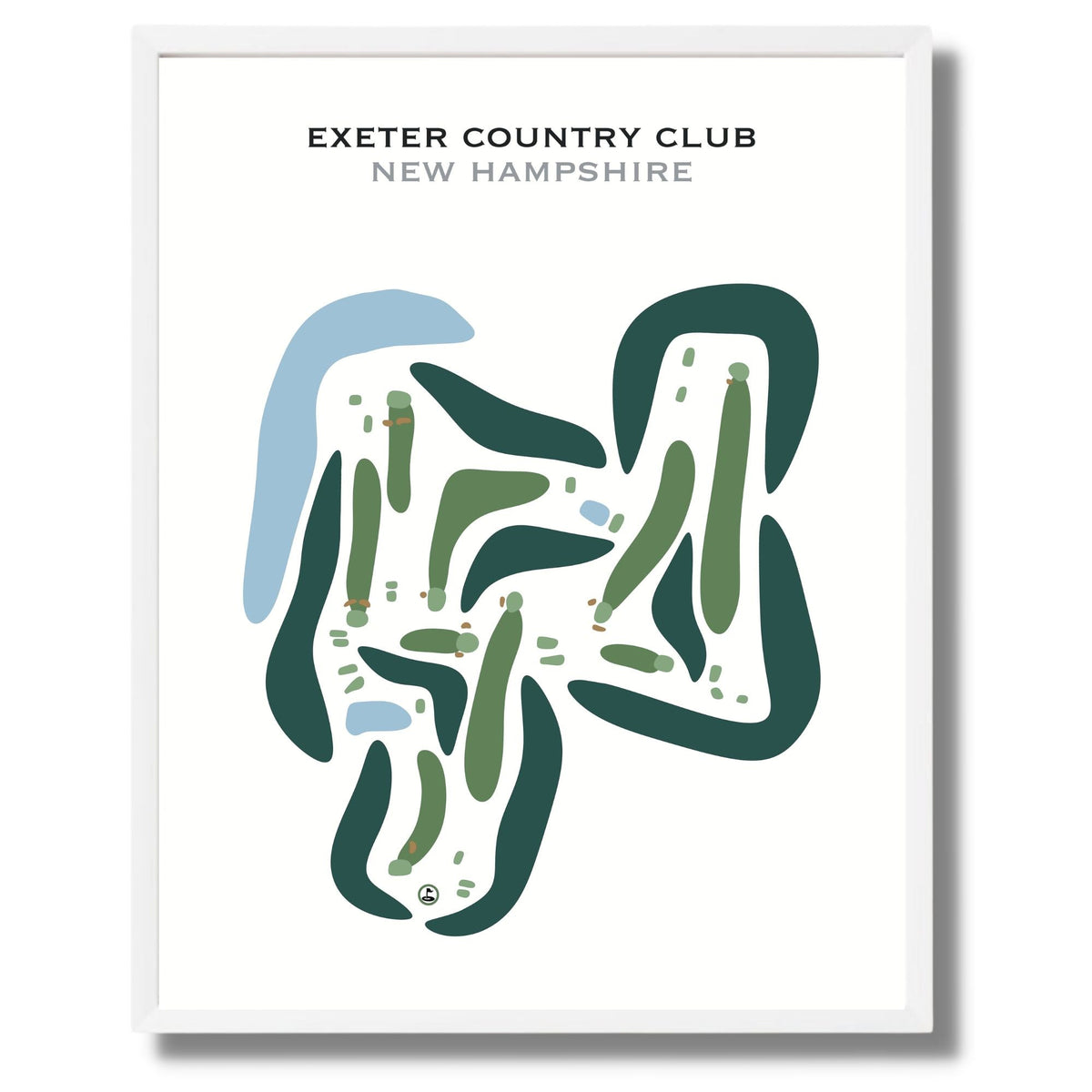 Exeter Country Club, New Hampshire - Printed Golf Courses