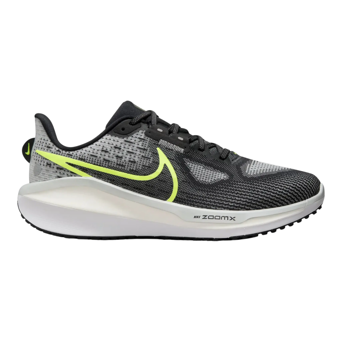 Nike Vomero 17 Men's Running Shoes — Black/White/Volt Mesh