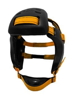 Wrestling Headgear - Adult Black & Gold Color Straps