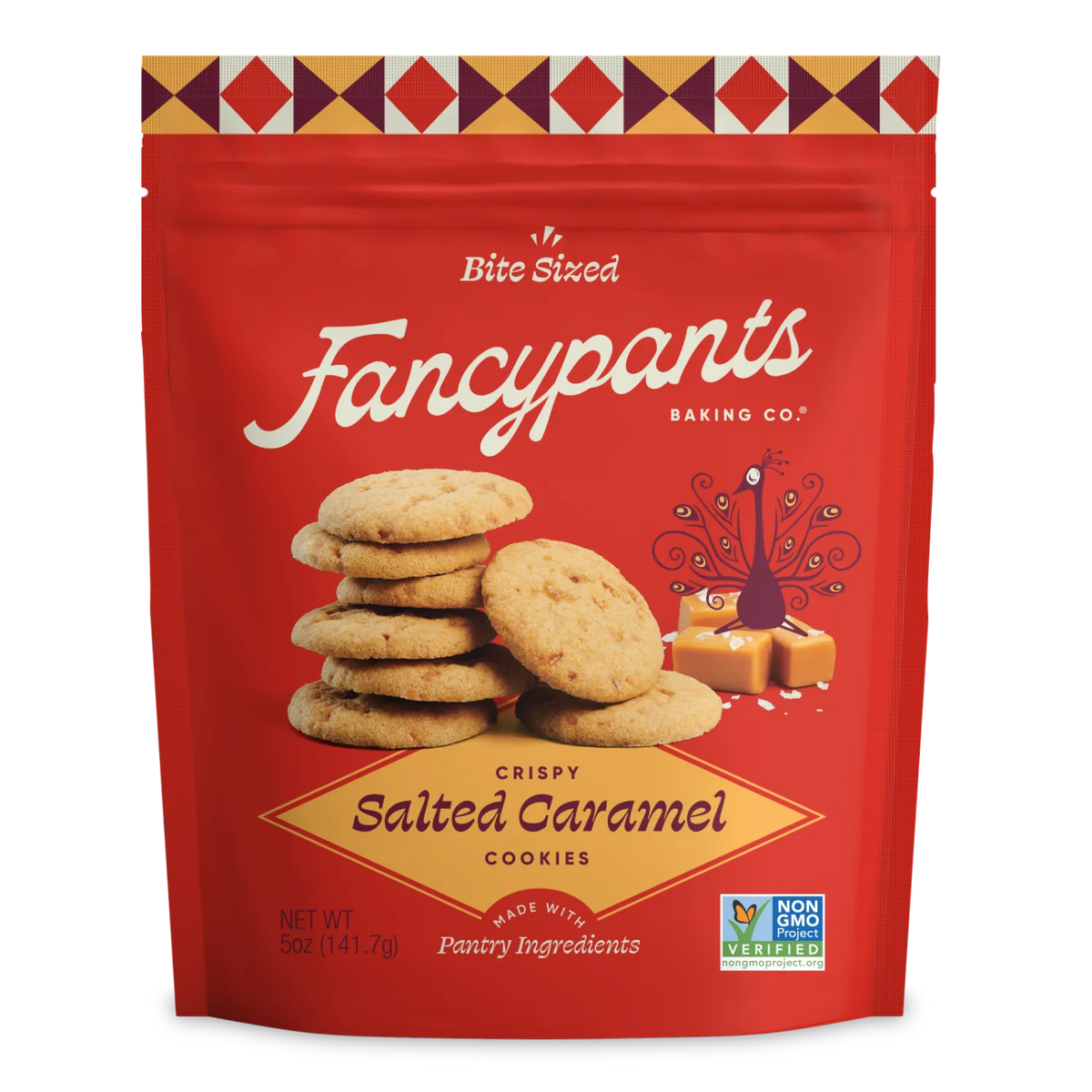 Fancypants Salted Caramel Cookies, 5 oz (Case of 6)