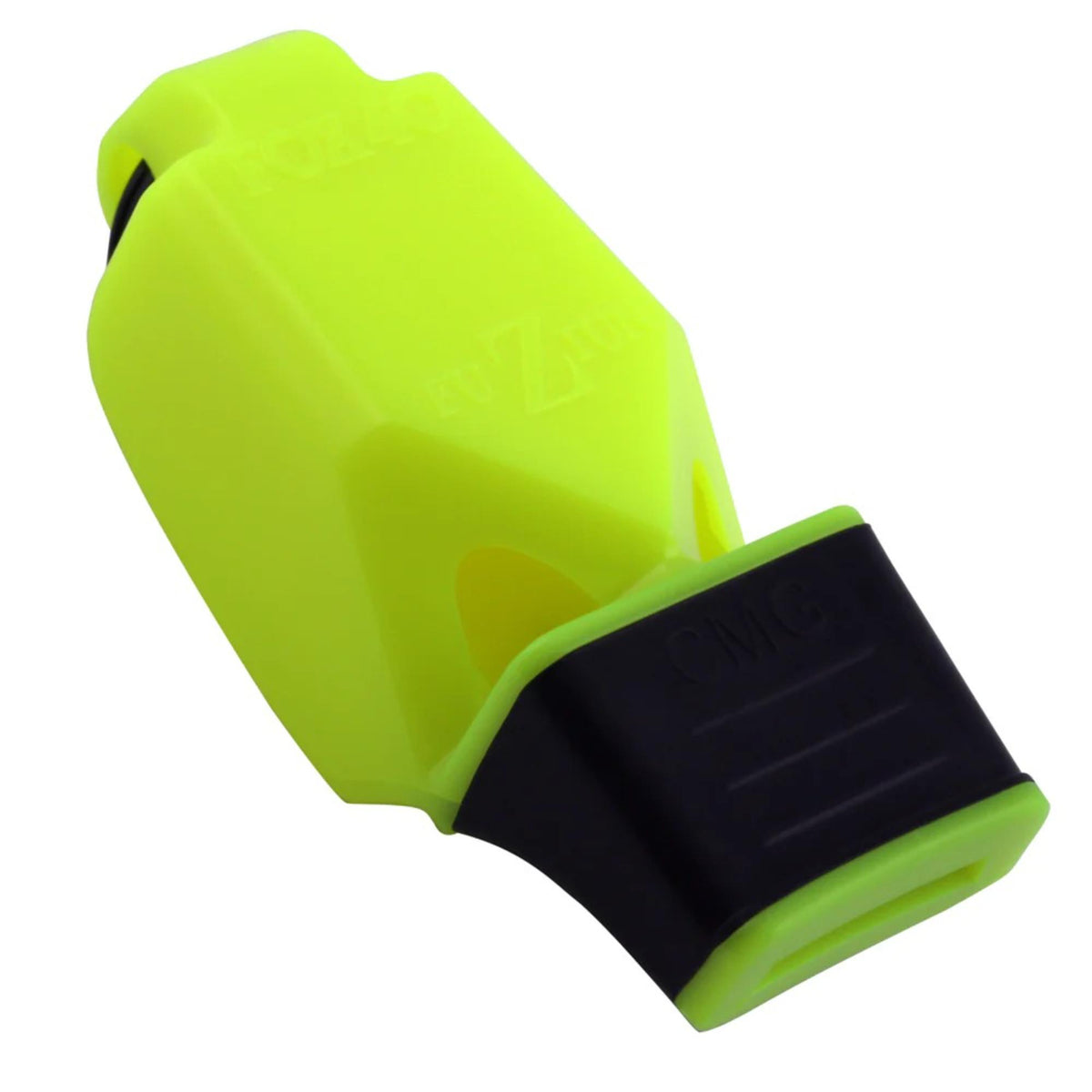 Handheld safety whistle with ergonomic design, cushioned mouthpiece, and durable construction for loud and reliable signaling.