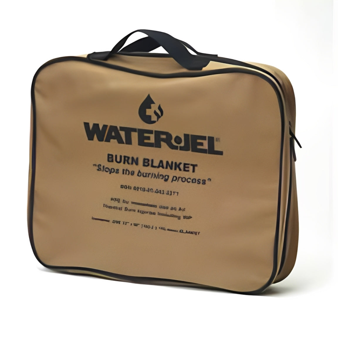 Water Jel Military Fire Blanket in foil pouch - 6' x 5' (4 Blankets/Case)