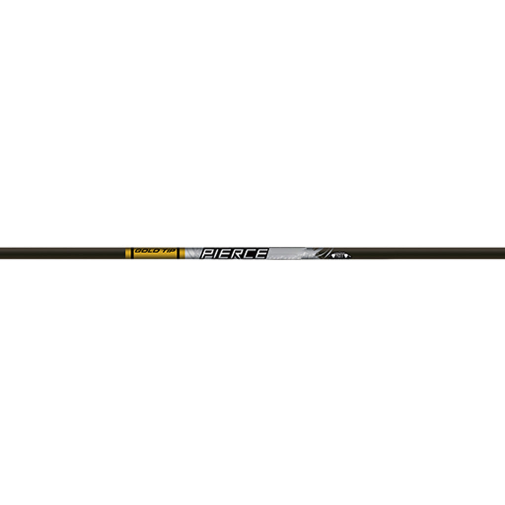 Gold Tip Kinetic Pierce Platinum Shafts in 340 - Front View