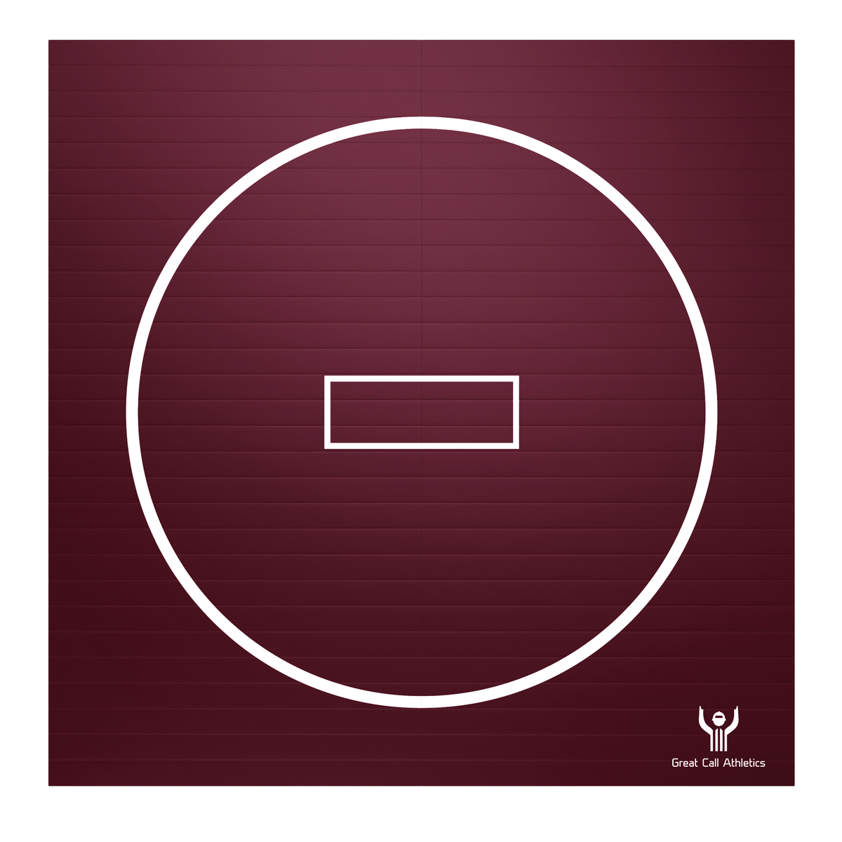 Great Call Athletics 10' x 10' Home Wrestling Mat in Maroon - primary view