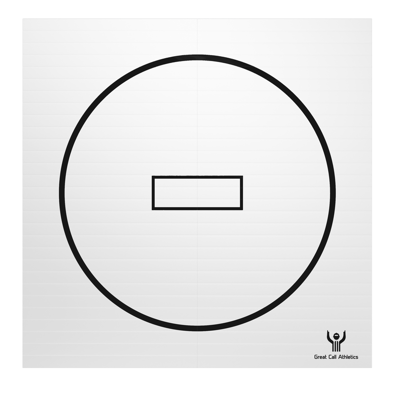 Great Call Athletics 10' x 10' Home Wrestling Mat in White - primary view