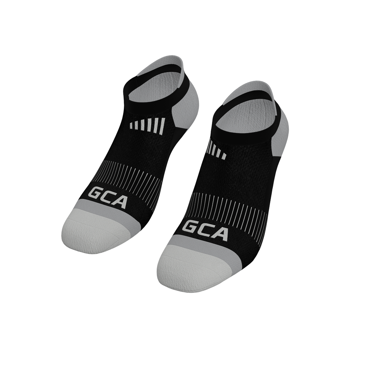 GCA Turbo Toe Performance Ankle Socks 3 Pair - angle view