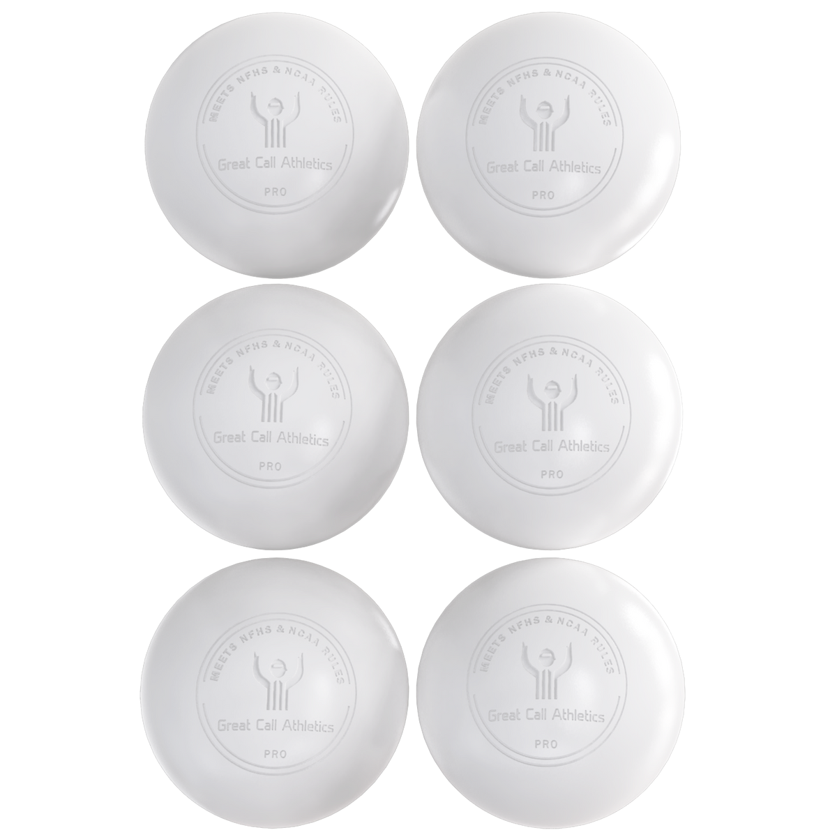 GCA Lacrosse Official Game Balls Durable Consistent Performance - angle view