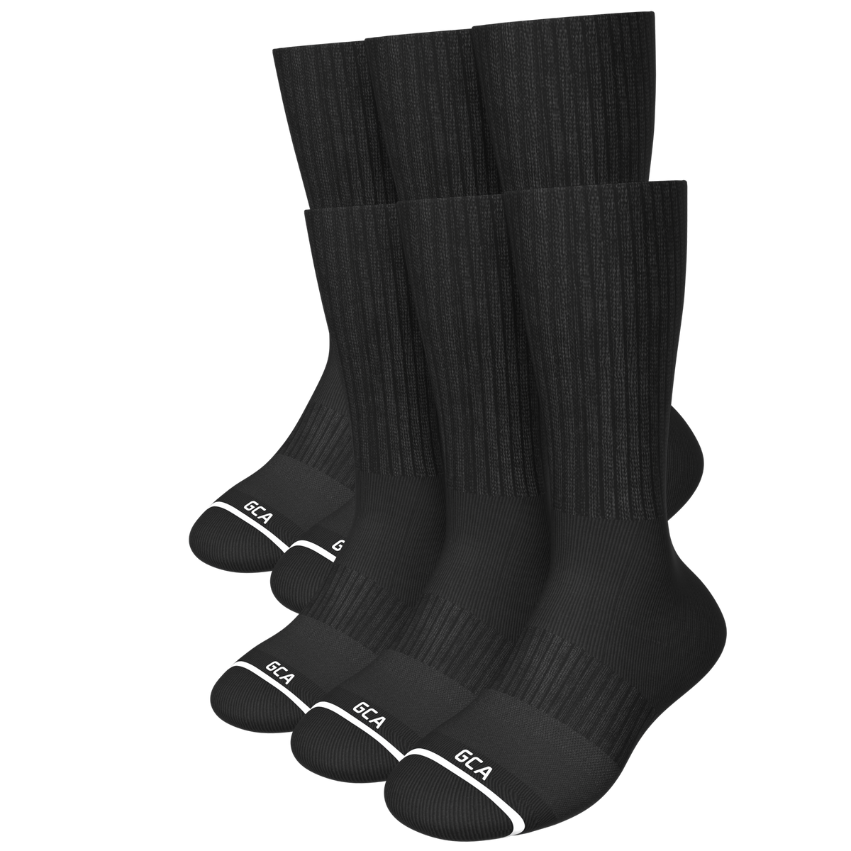 GCA Performance Mid-Calf Socks 3 Pair - angle view