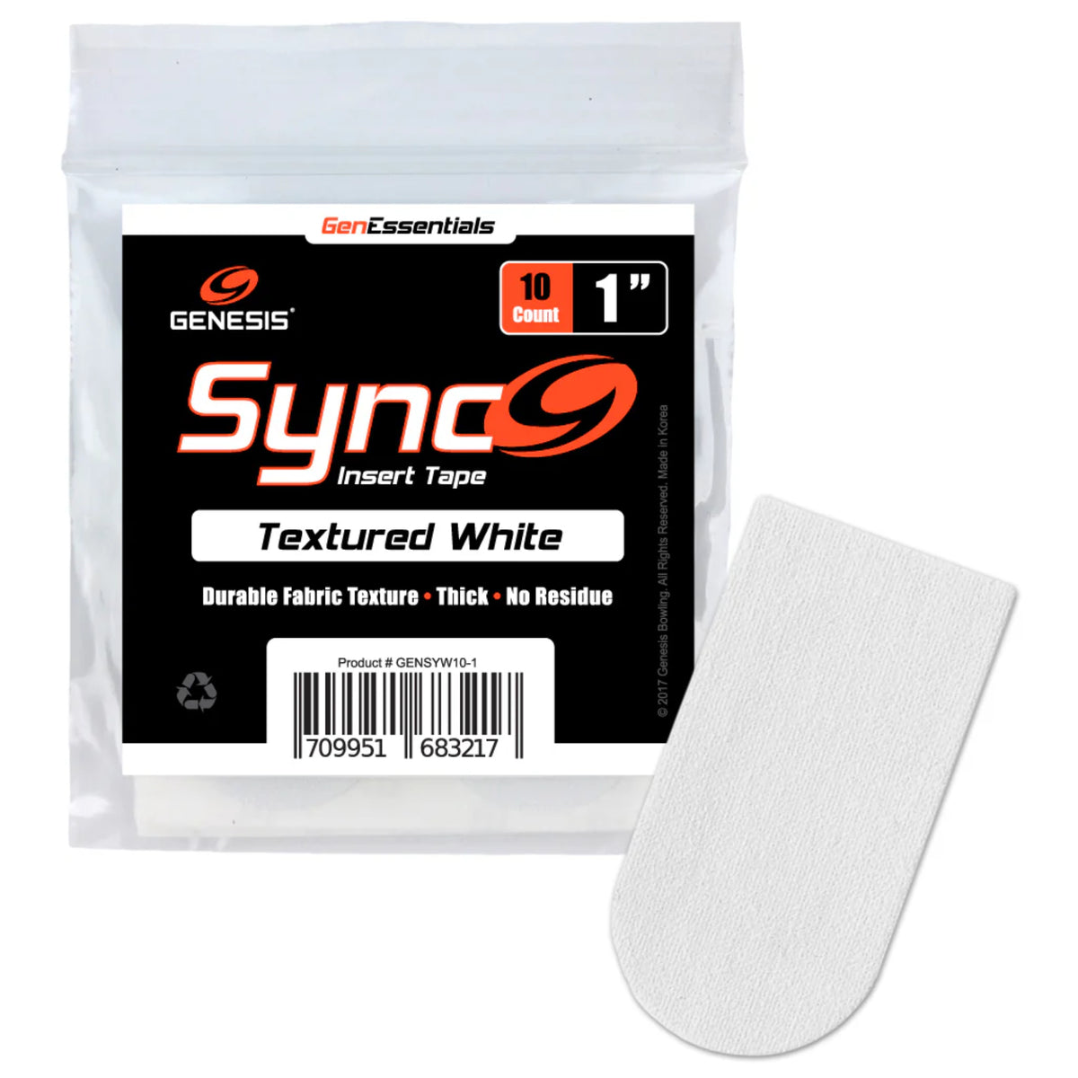 Genesis Bowling Sync Tape 10 Pieces