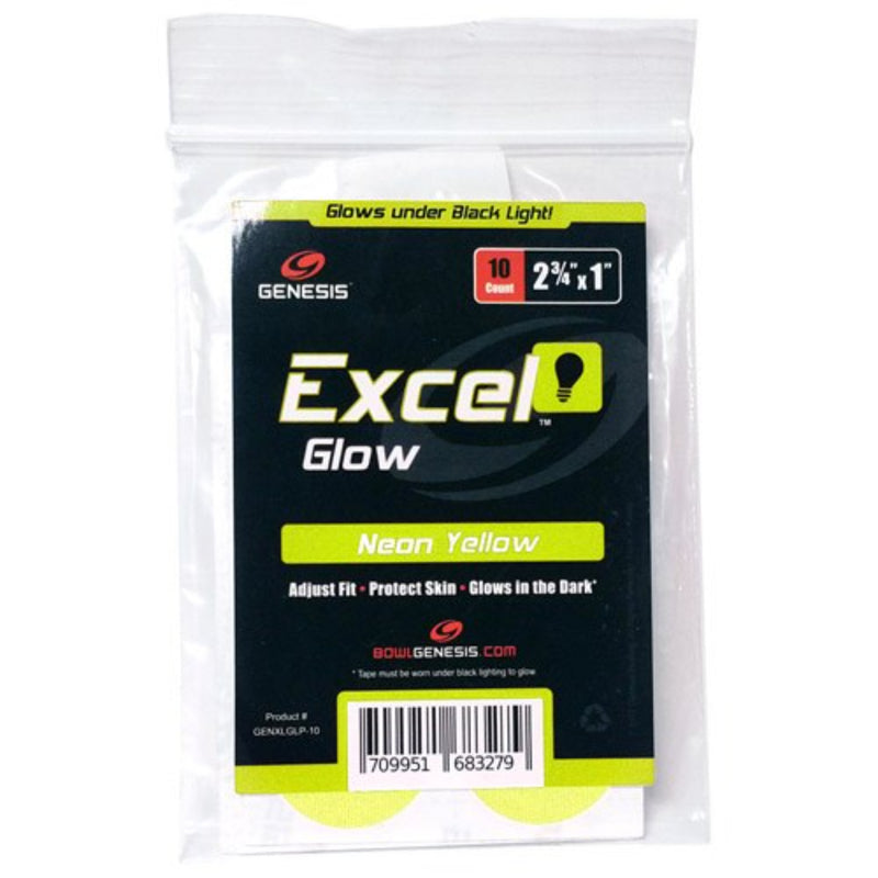 Genesis Excel Glow Athletic Tape Precut Strips 10 Count