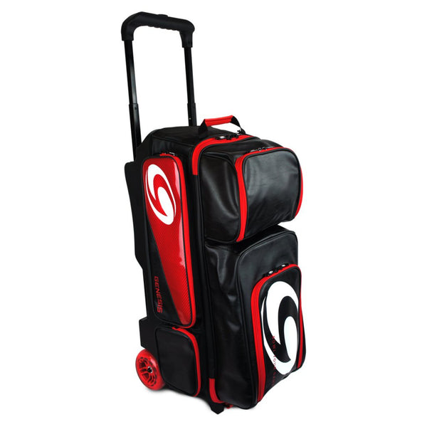 Genesis Carbon 3 Ball Triple Roller Bowling Bag