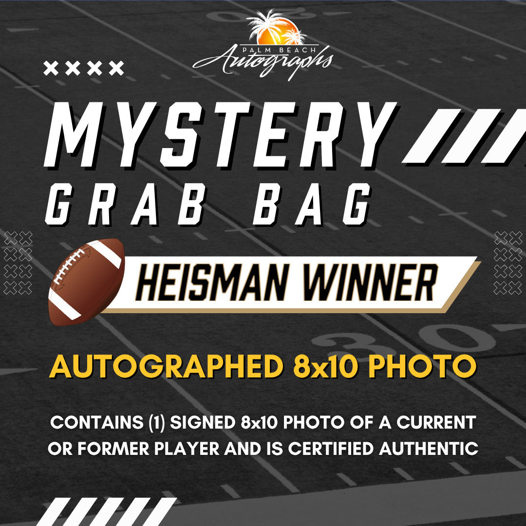 Mystery Grab Bag - NCAA 8x10 Autographed Photo - Only Heisman Trophy Winners