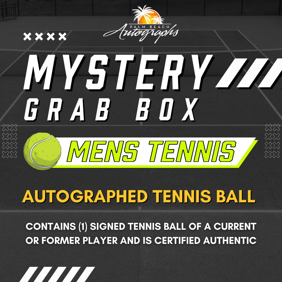 Mystery Grab Box - Mens Tennis Autographed Tennis Ball