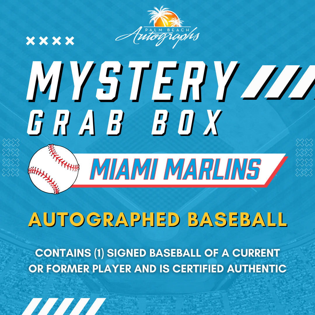 Mystery Grab Box - Miami Marlins MLB Autographed Baseball