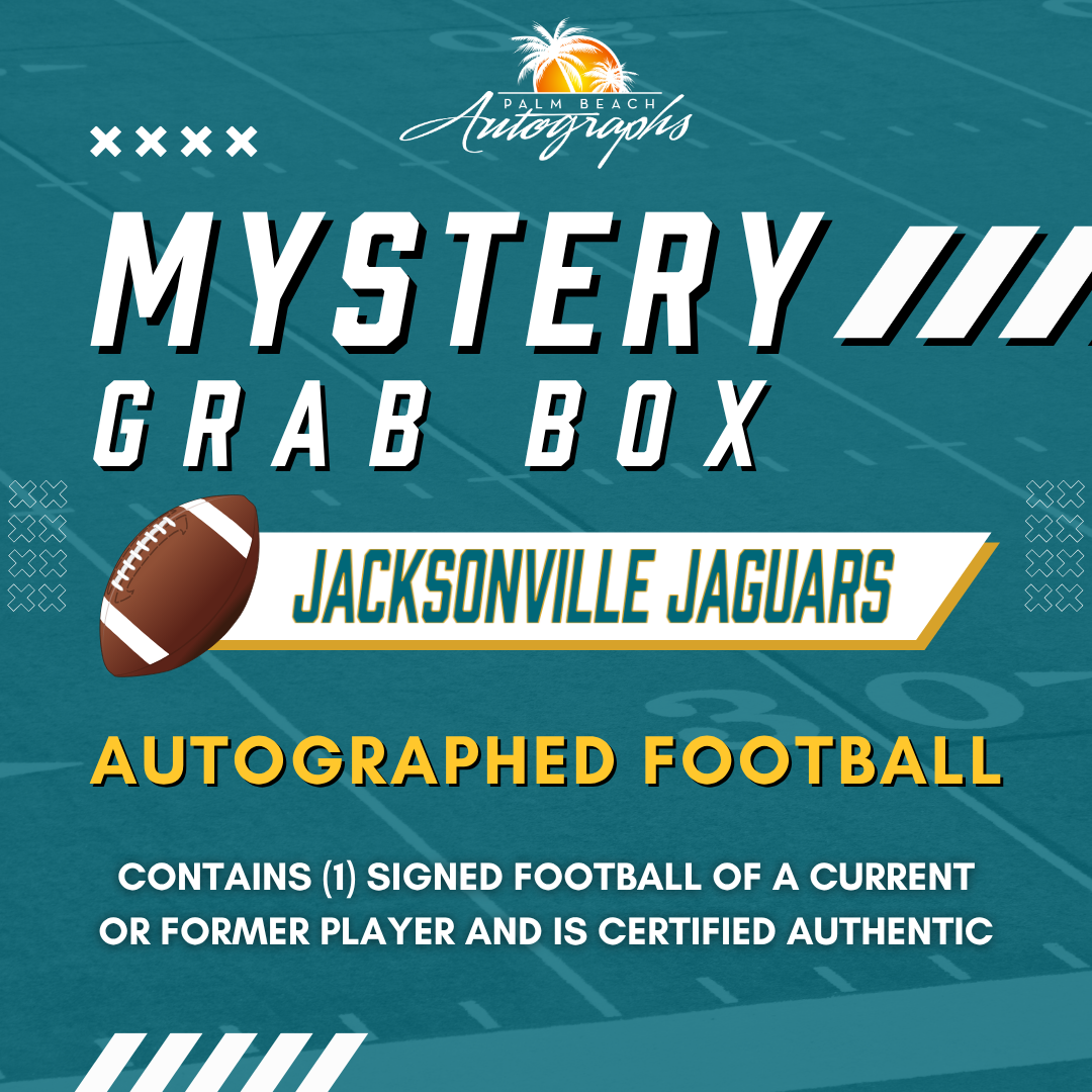 Mystery Grab Box - Jacksonville Jaguars NFL Autographed Logo Football
