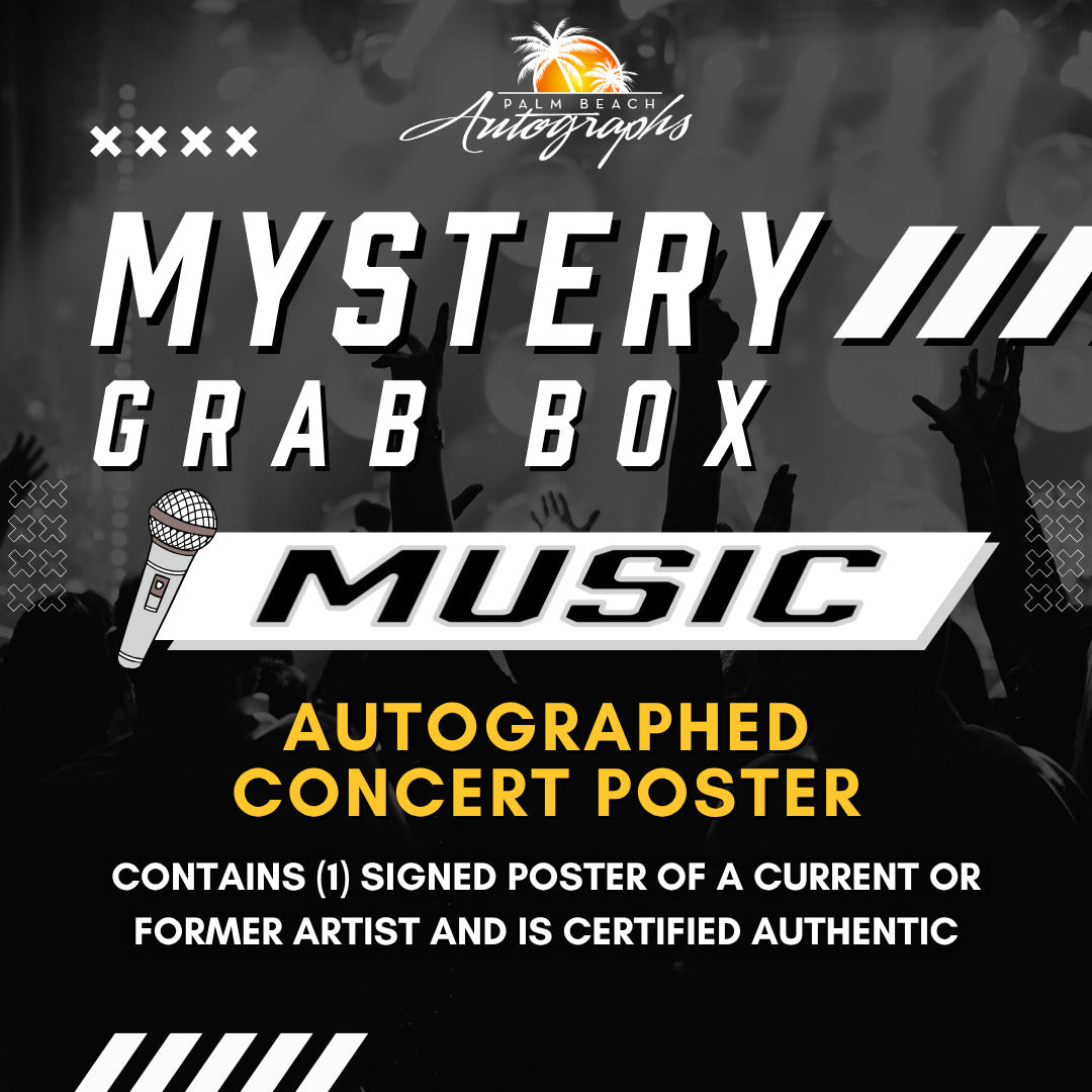 Mystery Grab Box - Music Autographed Concert Poster